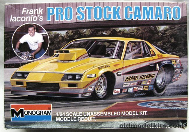 Monogram 1/24 Frank Iaconio's Pro Stock Camaro, 2217 plastic model kit